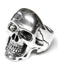 925 Silber Totenkopfring Herrenring ca.38g Vanitas Symbol Totenkopf Designerring