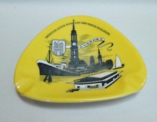 vintage Werbeascher - Aschenbecher HAG Hamburg, Ornamin, Länge ca 13.7 cm