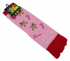 1 Paar Zehen-Socken rosa