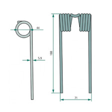 Pick up Zinken Federzinken