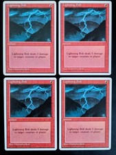 Mtg lightning bolt - 4, x