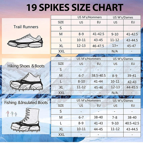 Steigeisen schuh spikes - steigeisen-schuh, 19-spikes
