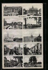 Ansichtskarte Emden, Rathaus