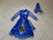 ?‍♀️ Kostüm Zauberer mit Hut blau Größe 140 Fasching Karneval ?‍♀️