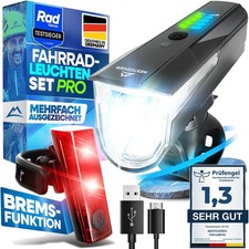 NEXTCOVER Fahrradlicht Set USB