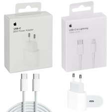 ORIGINAL Apple 20W Adapter USB-C Netzteil & iPhone 13 14 15 16 17Pro 1m/2m Kabel