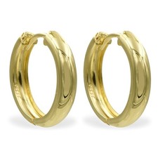 hinged hoop 15mm 3mm 333 gold