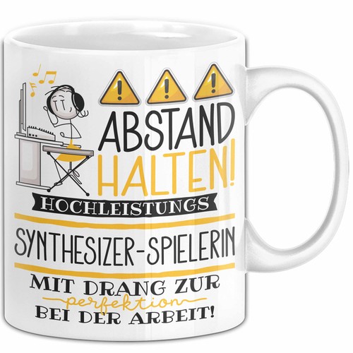 Synthesizer spielerin tasse - synthesizer-spielerin,