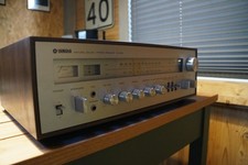 Yamaha CR-800 Natural Sound Stereo Receiver, silber, sehr guter Zustand, Vintage