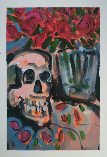 Original acrylbild - acrylbild, a3