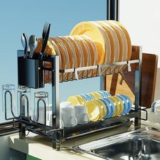 Abtropfgestell Geschirr Ständer Abtropfgitter Abtropfkorb Schale Spülablage L XL