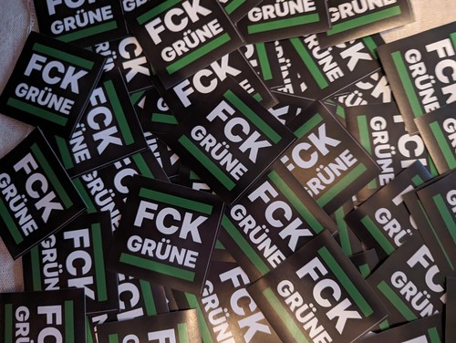 Fck grüne aufkleber sticker - grÜne,