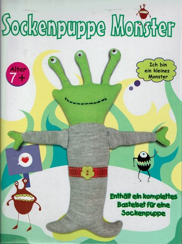Bastelset socken puppe - bastelset, socken-puppe