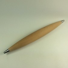 Holz Edelstahl Teigroller Design Nudelholz P.E.J. Danmark Backen PEJ