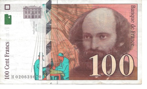Geldschein banknote frankreich - geldschein,