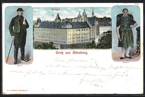 Altenburg a blick - ak,