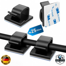 25x Kabelhalter selbstklebend