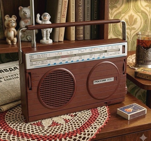 Vintage soviet radio rossiya - soviet,