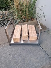 Kaminholzregal Edelstahl