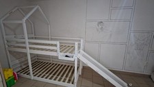 Kinder Etagen Bett  mit Lattenrost und Matratzen 