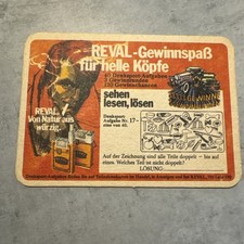 Bierdeckel Coaster Beermat Reval #1055#