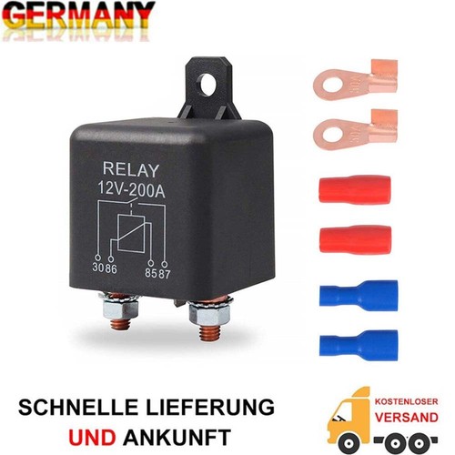 Batterie trennrelais 200a 12v - batterie,