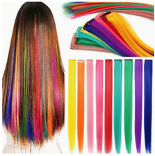 Bunte Haarverlängerung