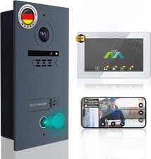 MATHFEL 2 Draht Video BUS WLAN Türsprechanlage Gegensprechanlage 170 Grad Kamera