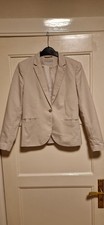 H&M Blazer Jacke Kurz Beige