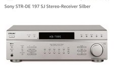 Sony Audio/Video Control Center FM Stereo/Fm-am Receiver STR-DE197 SILBER TOP