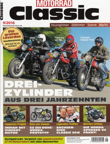 Motorrad classic 2016 - 9/2016, +