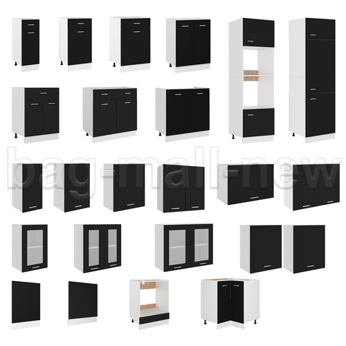Schwarz küchenschrank - schwarz,