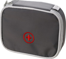 Medikamententasche,Grau Reiseapotheke,Reiseapotheke Tasche,Erste Hilfe Tasche,Er