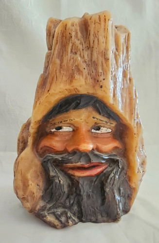 Kerze deko waldschrat - kerze, deko-kerze