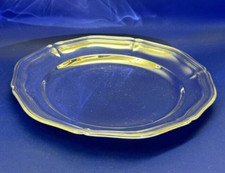 Glänzender Platzteller, versilbert? 25 cm