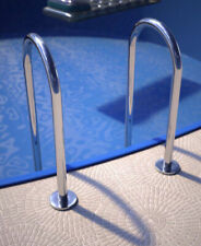 Poolleiter Pool Leiter Schwimmbadleiter 4 Stufen Enger Holmbogen Edelstahl V4A