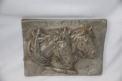 Wandbild zinn relief - wandbild, zinn-relief