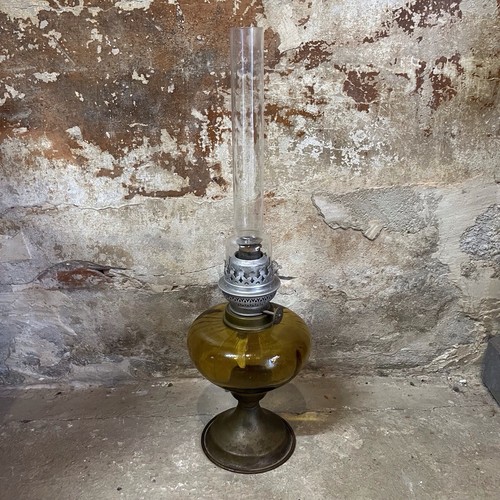 Lampe öl antik fuß - antik, –