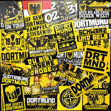 100 x Dortmund Ultra Stickers