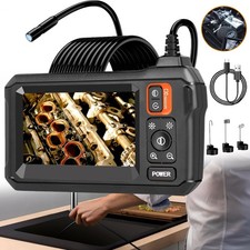 Profi Endoskop mit 4.3'' LCD 1080P HD Inspektionkamera 8mm Rohrkamera Endoscope