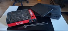 Mobiler Campinggasgrill mit