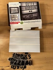 Leuchtbox mit Buchstaben