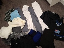 Kleiderpaket Damen Mädchen 30 Teile Gr XS/34/S/36 Kleider Oberteile Hosen Rock