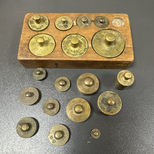 Alte messing gewichte - alte,