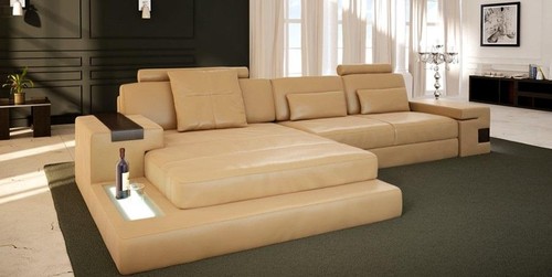 Leder lform wohnlandschaft - leder,