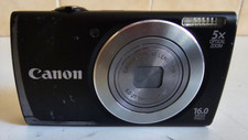 Canon PowerShot A3500 IS Digitalkamera schwarz / DEFEKT, ERSATZTEILSPENDER