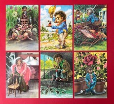 6 x DDR AK um 1980 Igel MECKI