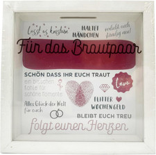 eXODA Spardose Brautpaar MDF