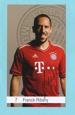 Autogrammkarte Franck Ribery
