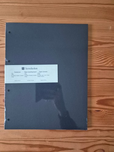 Semikolon fotokarton schwarz - semikolon,